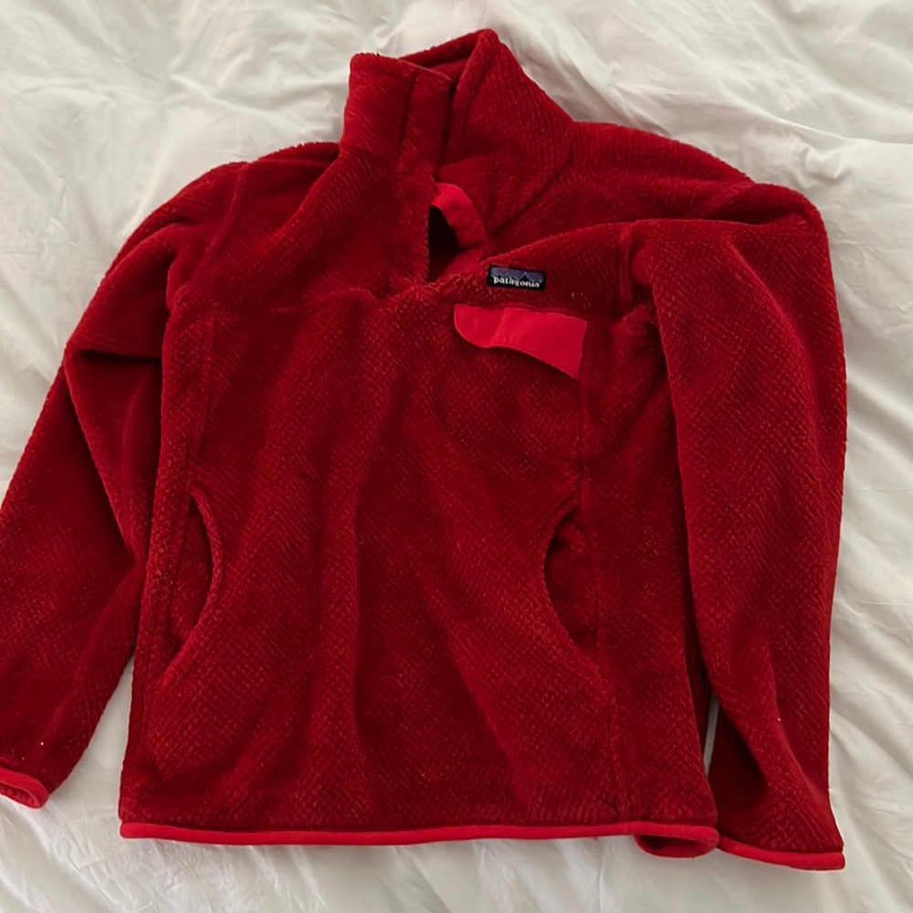 Red Patagonia sweater